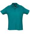 11342 Summer II Cotton Piqué Polo Shirt duck blue colour image